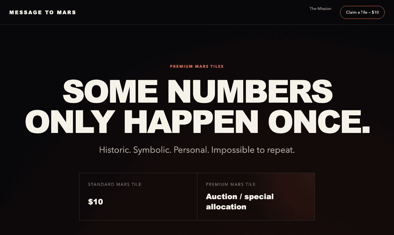 Premium numbers media asset
